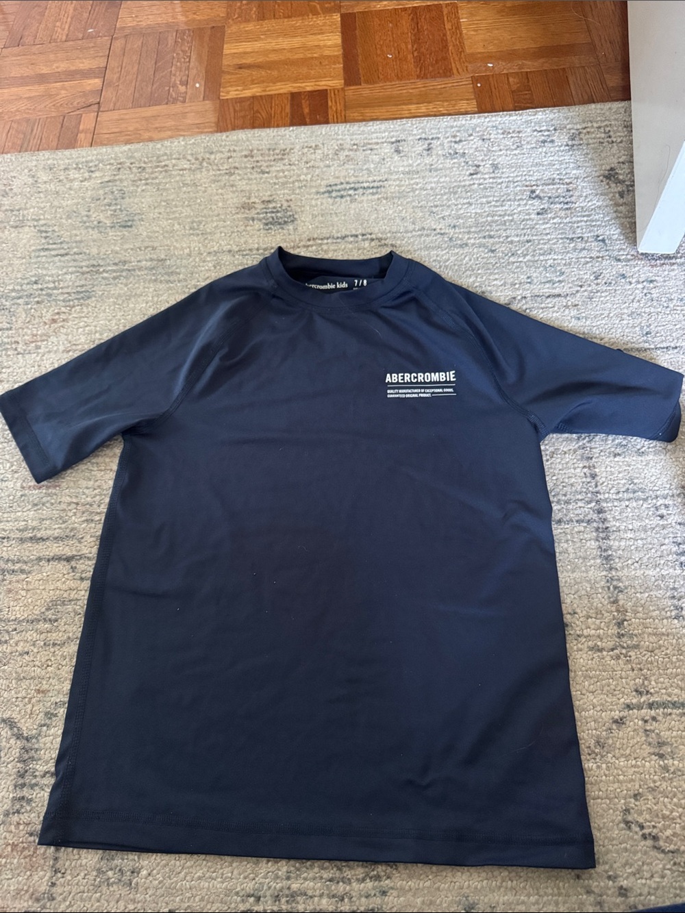 Abercrombie & Fitch kids Navy Short-Sleeve Logo Tee